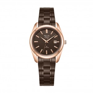 Alexandre Christie AC 8660 Rosegold Brown Lady LDBROBO